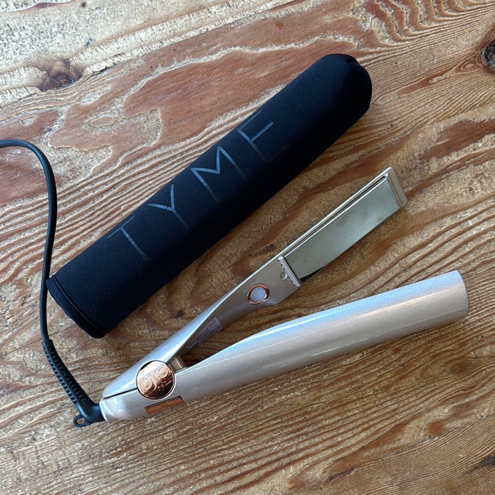 TYME Silver Hair Straightener
